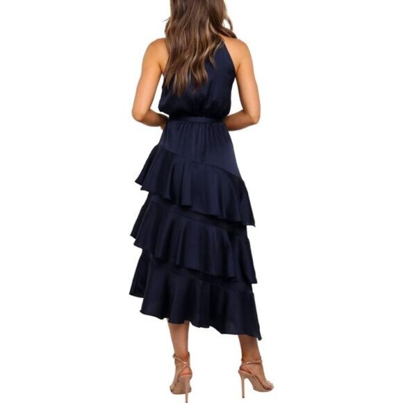 Petal & Pup Seychelle Asymmetric Tiered Dress - Picture 2 of 5